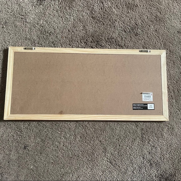 NWT countdown to Christmas chalk wood wall decor sign black red white - Picture 4 of 5